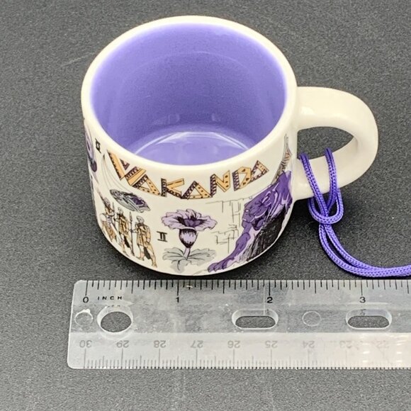 Disney Parks Starbucks Marvel Wakanda Forever Been There Series 2oz Mug Ornament - Picture 8 of 9